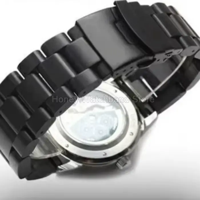 Pour Panerai PAM441 Diesel Luminor résistant à l'usure haute dureté anti-rayures toucher lisse bracelet de montre en acier inoxydable 22 24 26mm