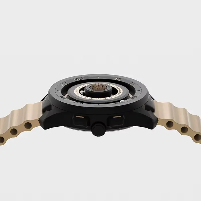Montre à quartz magnétique analogique pour homme