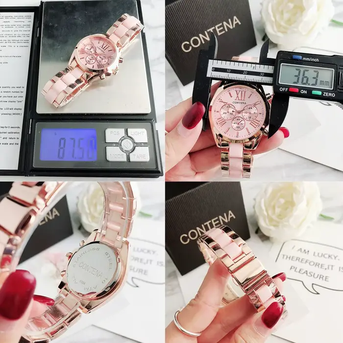 Montres à quartz marron pour femmes