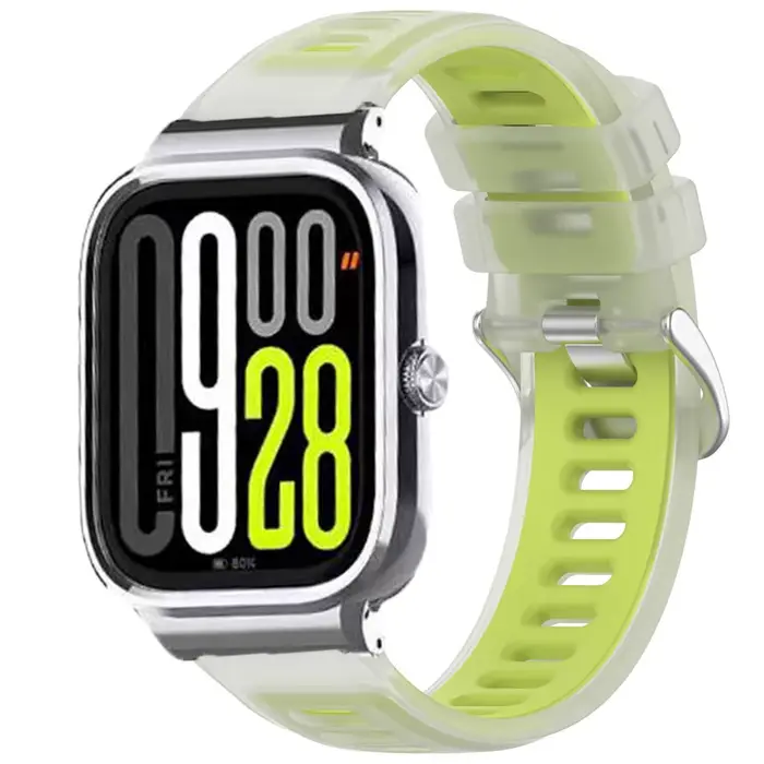 Bracelet en Silicone + cadre métallique pour montre intelligente Redmi 4/5