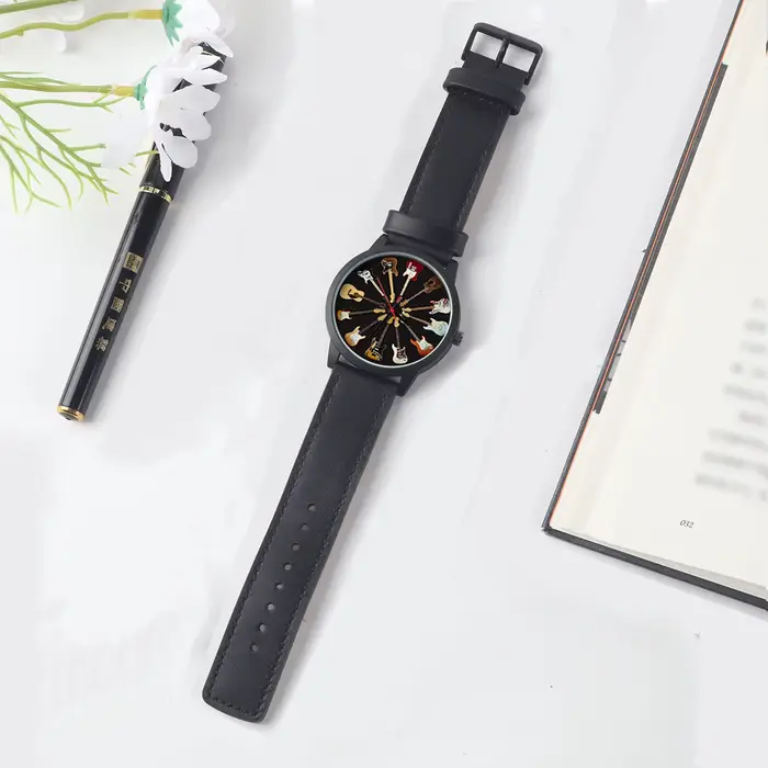 JEChronograph-Montre-bracelet personnalisée pour homme, horloge à main itude originale, cadeau uniqu