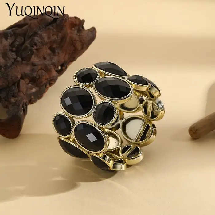 Nouveau bohème cadeaux de fête des mères bracelet bracelets charme extensible multicouche larges