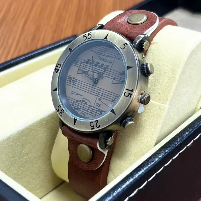 Womage marque femmes montres musique style mode
