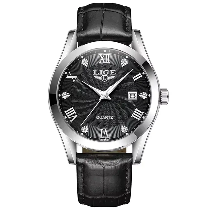 LIGE femmes montre mode bracelet en cuir Sport étanche montres pour femmes haut de gamme de luxe dam