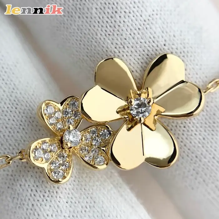 Bracelet trèfle à cinq fleurs pour femmes