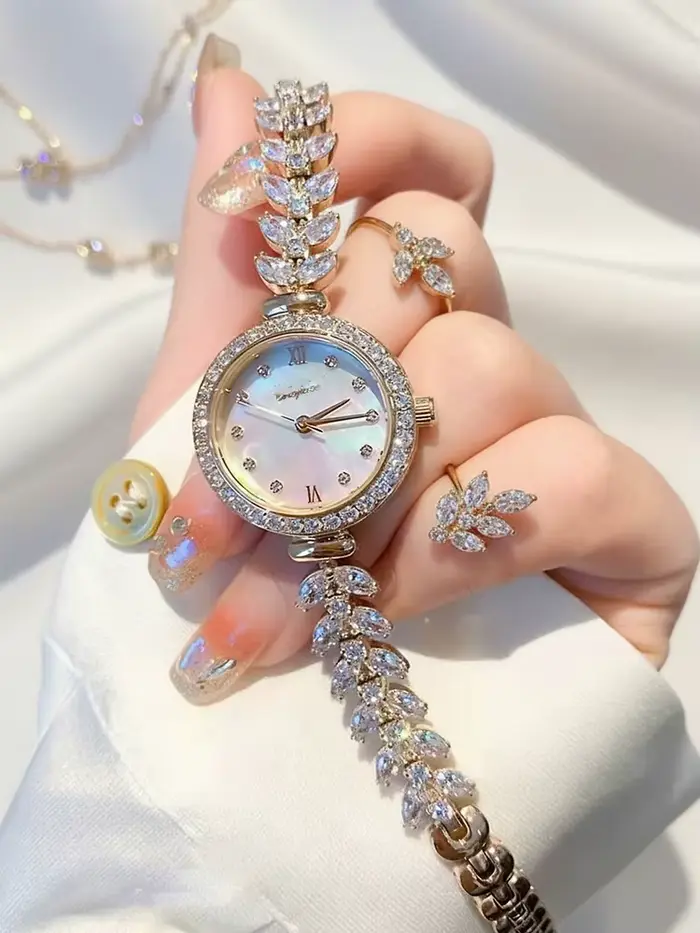 Montre à Quartz japonaise couronne royale pour femmes