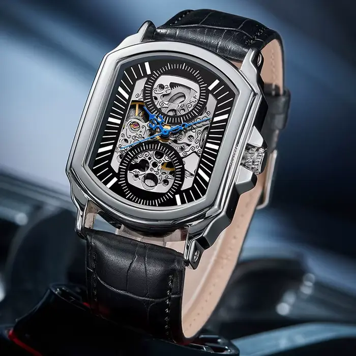 Montres-bracelets mécaniques automatiques étanches pour hommes