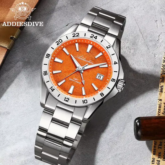 ADDIESDIVE – montre de luxe suisse Ronda GMT