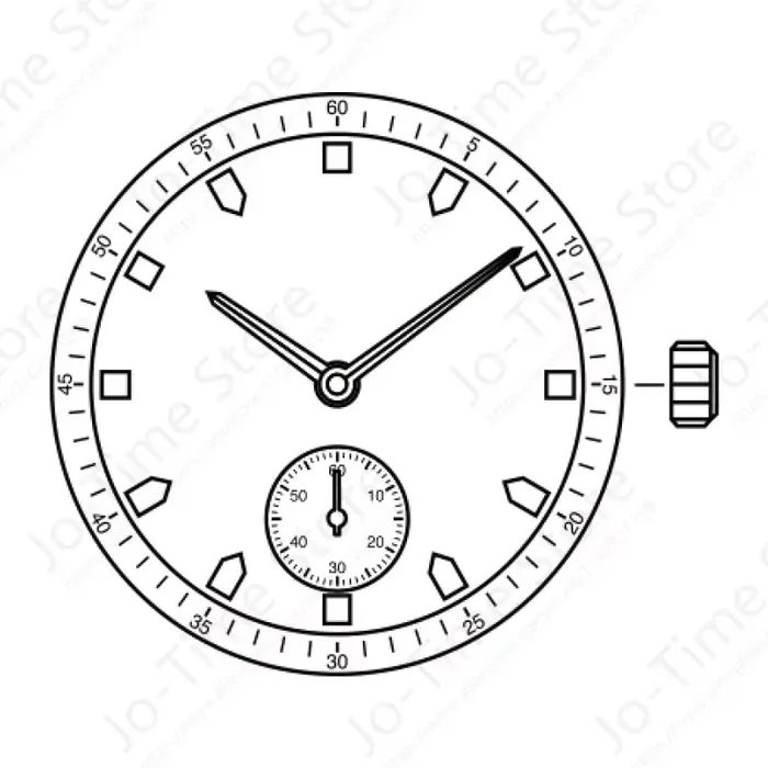 Mouvement de montre à quartz Sunon PE45