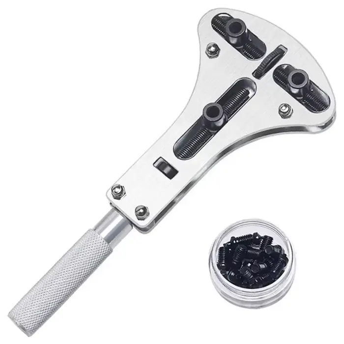 Kit d'outils de réparation de montre en acier ouvre-boîtier arrière clé de retrait de batterie pour montres occasions spéciales