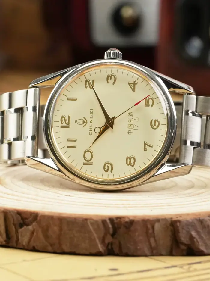 Shanghai Diamond-Montre mécanique à remontage manuel pour homme