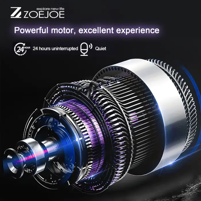 ZOEJOE remontoir de montre automatique en cuir PU couvercle Transparent en carbone alimenté par USB