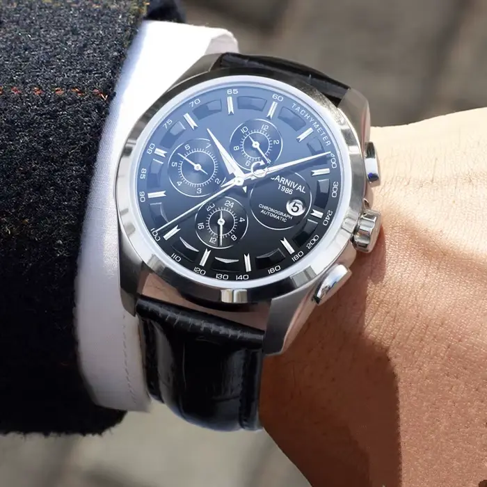 Montres-bracelets mécaniques automatiques pour hommes