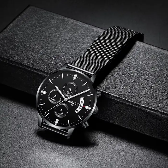 Montre de luxe à quartz pour homme