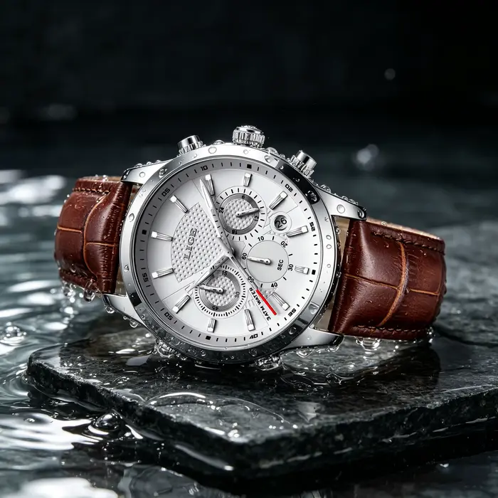 Montres pour hommes LIGE Chronographe