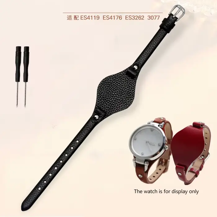 Bracelet de montre fossile Bracelet de montre en cuir pour femme pour Fossil ES3077 ES2830 ES3262 ES