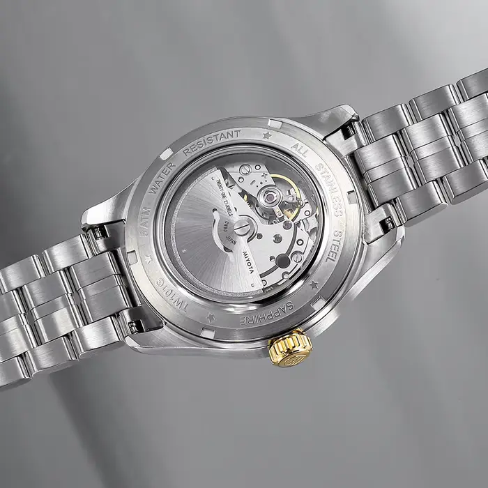 Montre Vintage Automatique TOPHILL en Acier Inoxydable pour Hommes Occasions Spéciales et Tous les Jours