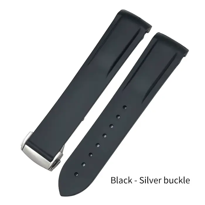 Bracelet de montre en caoutchouc et silicone souple, bracelet de montre pour Omega Seam84300, Speedm