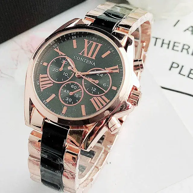 Nouvelle montre femmes en acier inoxydable montres en céramique dames