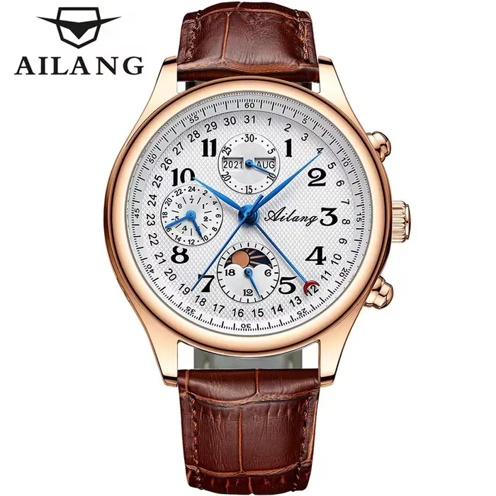 Nouvelle montre mécanique automatique de marque Ailang