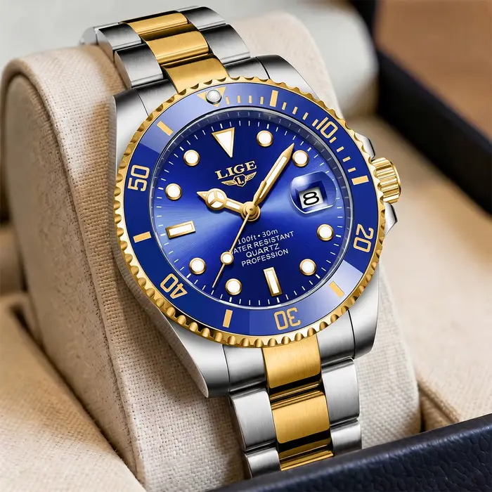 Montre homme LIGE, design original