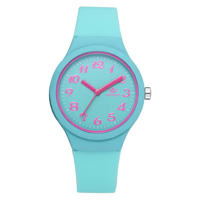 Montre-bracelet à quartz avec bracelet en silicone pour femme élégante et casual pour diverses occasions et cadeaux spéciaux