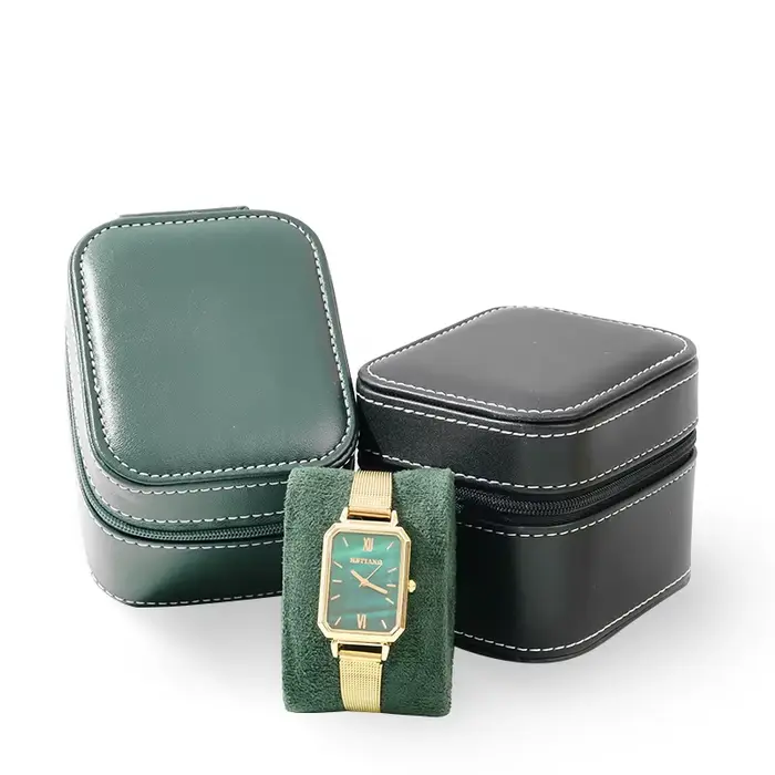 Boîtier de montre unique en cuir PU