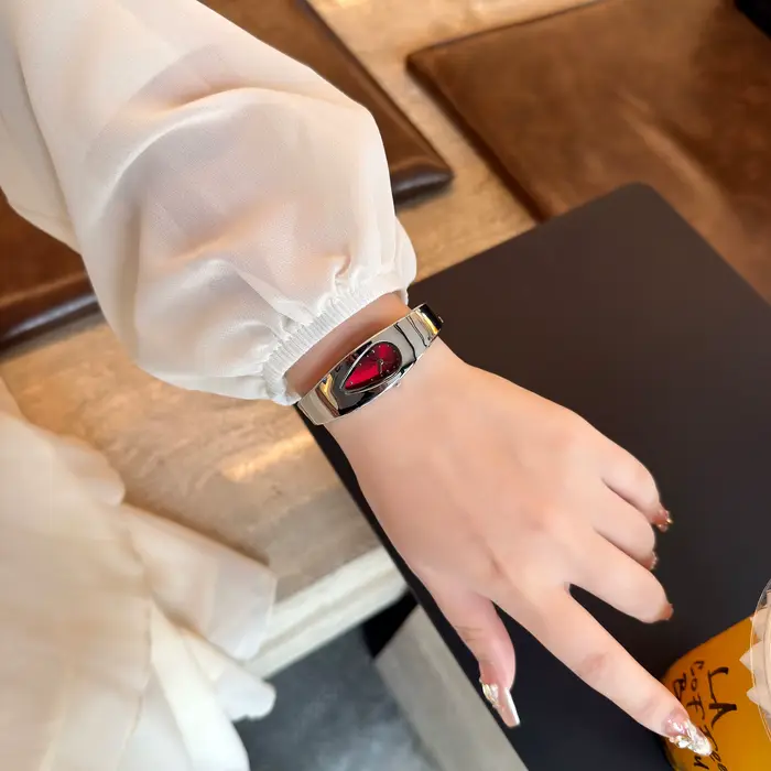 Montre DRNATA en acier inoxydable pour femmes, élégante et résistante à l'eau pour diverses occasions spéciales