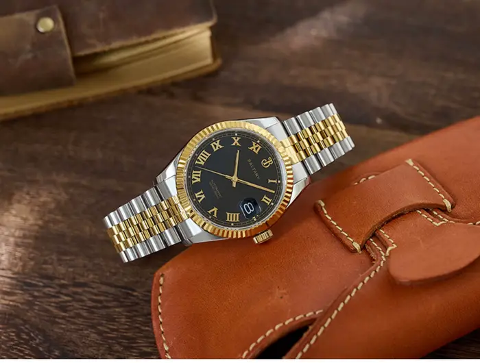 Baltany hommes montre automatique 39mm luxe mécanique montre-bracelet saphir 10Bar étanche lumineux NH35