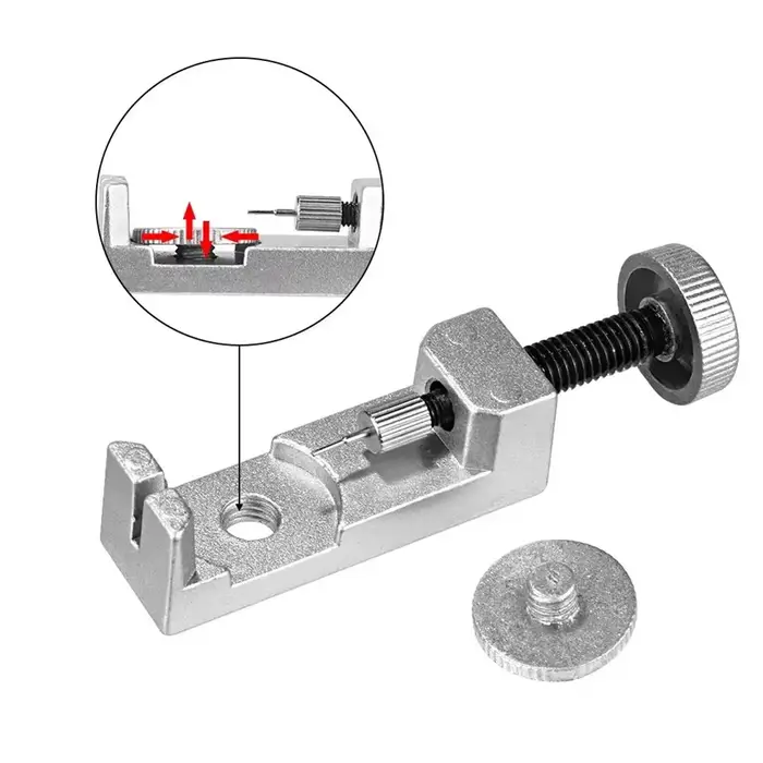 Outil de réparation de bracelet de montre en métal réglable pour Apple et Samsung
