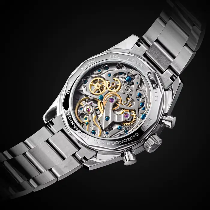 Montre SUGESS édition limitée avec mouvement Seagul ST1903 pour homme occasionnels spéciaux résistante à l'eau et chronographe lumineux
