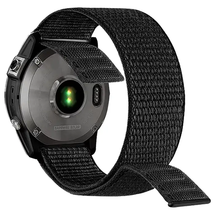 Bracelet de montre à ajustement rapide en Nylon à boucle à crochet pour Garmin Fenix 8 7X/Epix Pro/Instinct 3