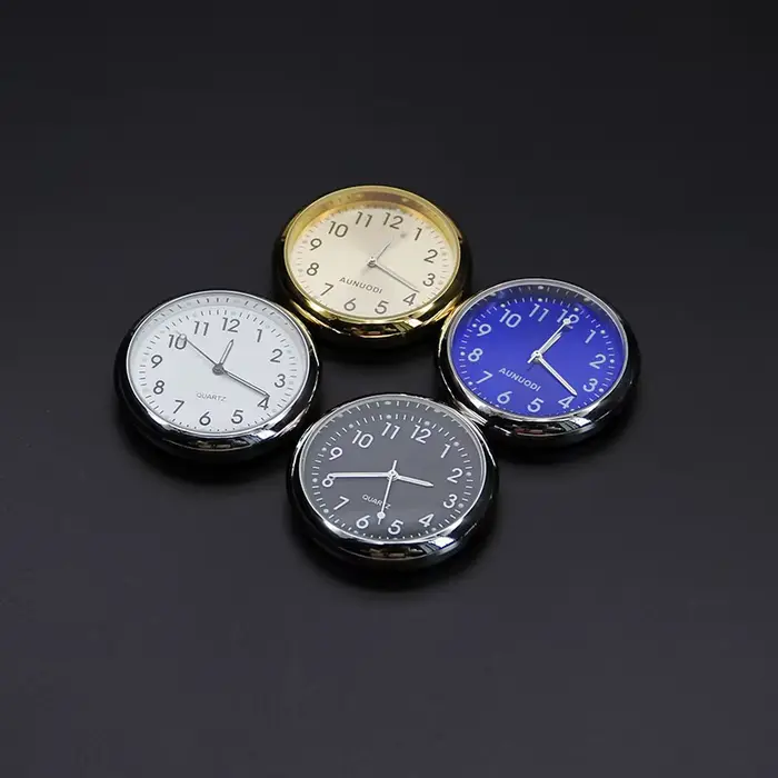 Mini montre Mini horloge à Quartz émettant de la lumière horloge électronique étanche vélo moto montre tableau de bord voiture horloge