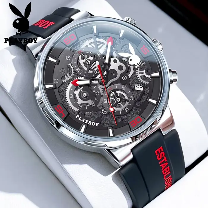 PLAYBOY 3063 Montres à quartz originales pour hommes