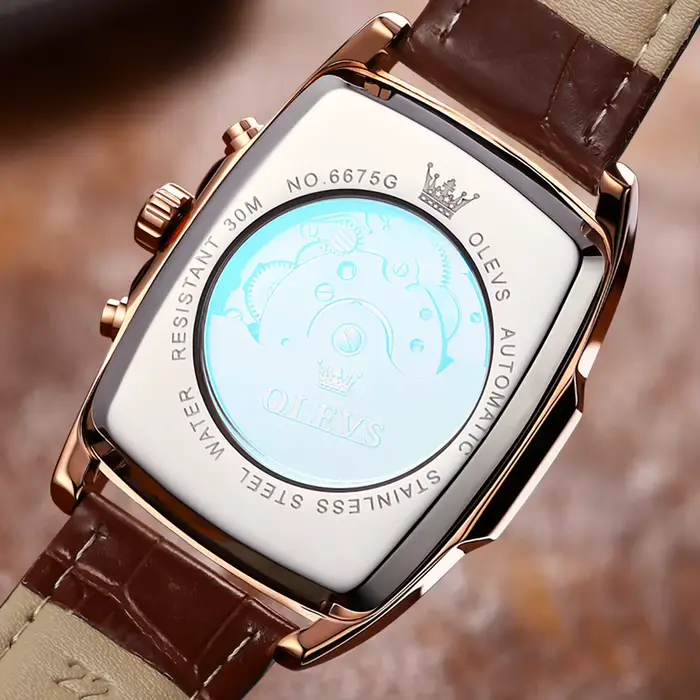 Montre-bracelet mécanique automatique pour homme