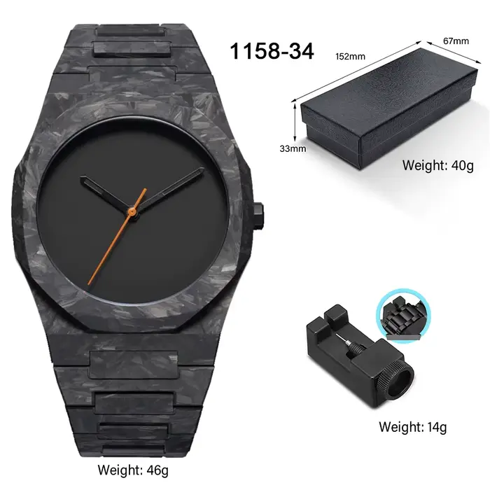 Montre à Quartz étanche avec chiffres arabes, montre mécanique analogique pour hommes, montre d'affa