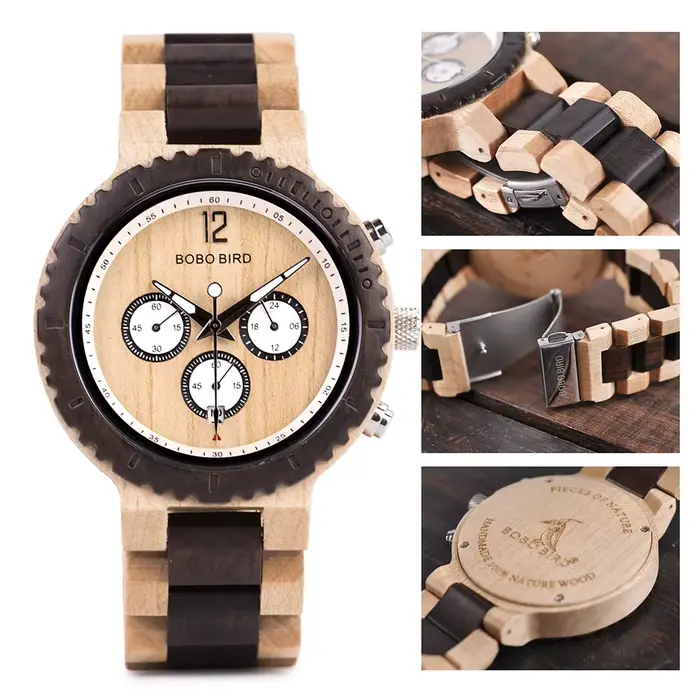 Montres en bois de luxe pour hommes