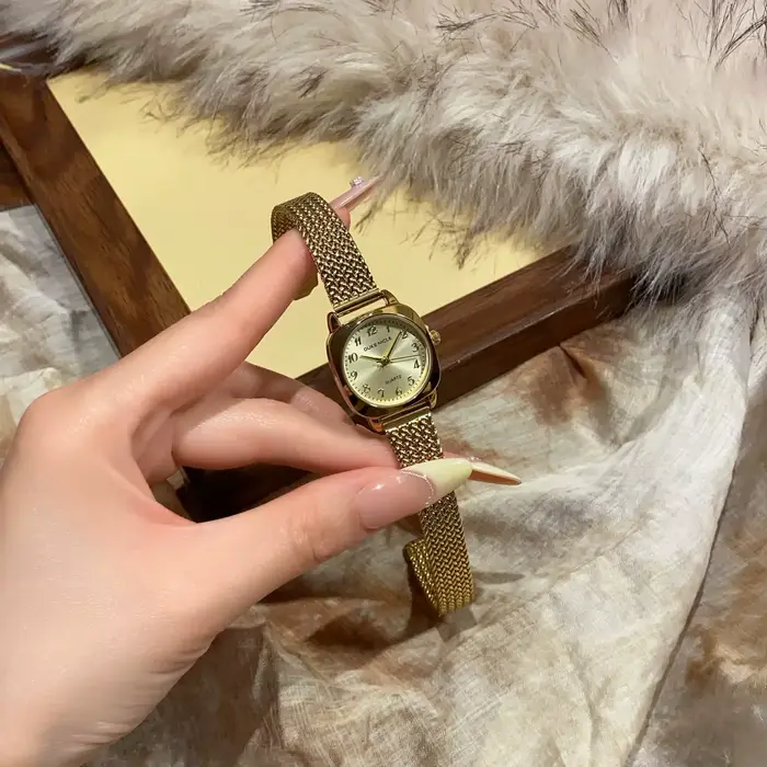 Montre polyvalente pour femme, cadran arabe simple, montres à quartz pour femmes, Relogio Feminino ч
