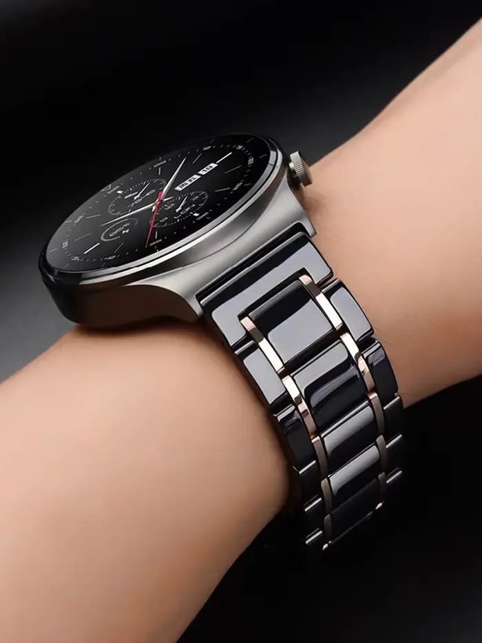 Bracelet de montre en céramique pour hommes et femmes