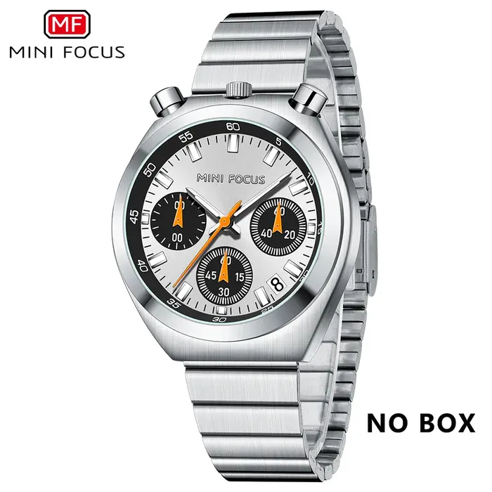 MINI FOCUS Montres pour femmes tendance Marque haut de gamme Luxe Multifonction Cadran Bracelet en acier inoxydable