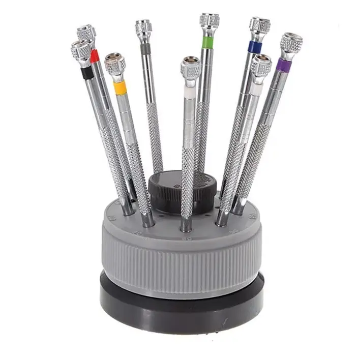 Jeu de tournevis de précision en acier inoxydable, Kit d'outils de réparation de montre pour horloge