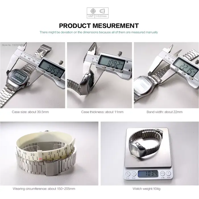 Montre numérique rétro double affichage homme rétroéclairage calendrier complet alarme acier inoxydable unisexe ocassions spéciales