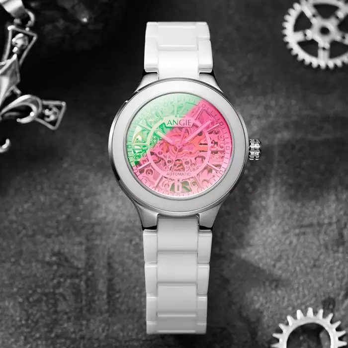 Montre mécanique de luxe pour femmes
