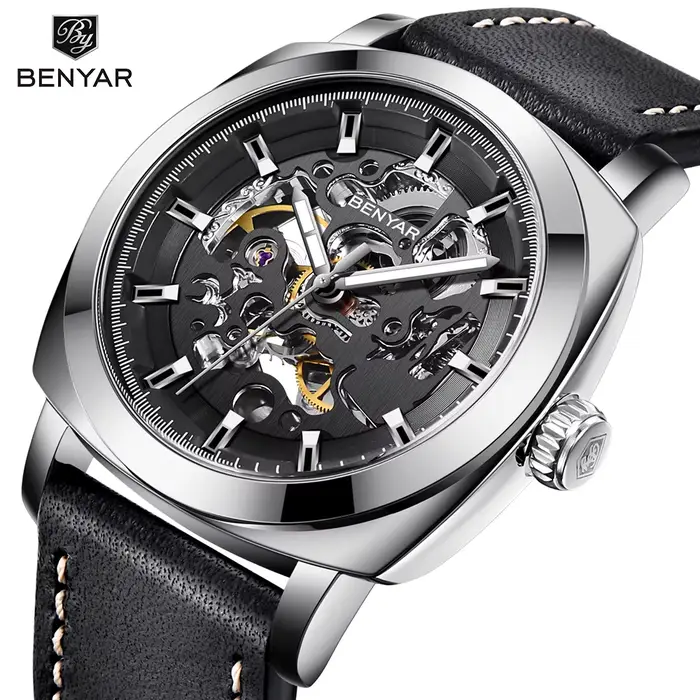 Relogio Masculino BENYAR hommes montres haut de gamme de luxe automatique mécanique