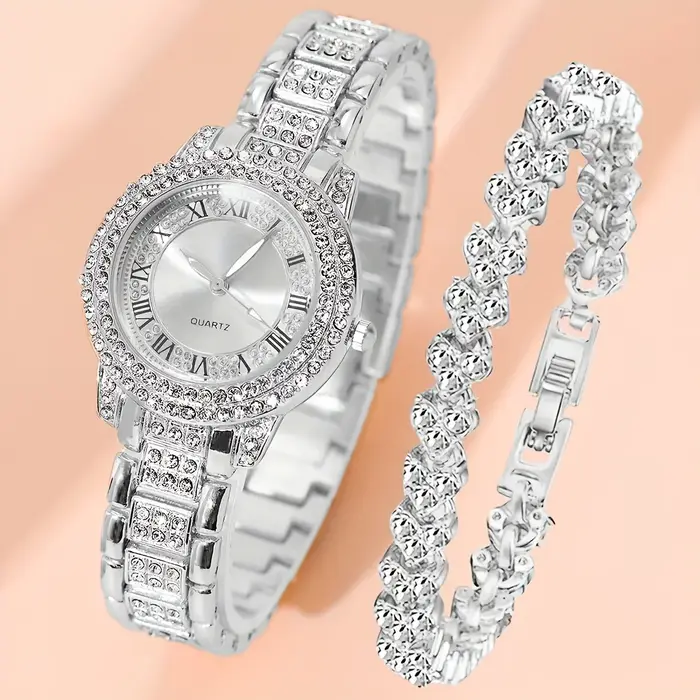 Montres à Quartz en alliage de ton doré pour femmes