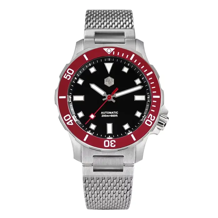 San Martin – montre de plongée pour hommes, Design Original, 39.5mm, V2, NH35, automatique, mécaniqu