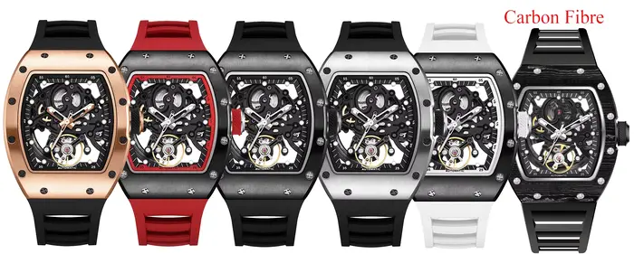 Montre mécanique automatique multifonction décontractée 2026 Skeleton