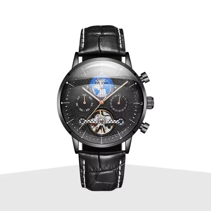 Montre mécanique automatique multifonctionnelle The Earth Chronograph