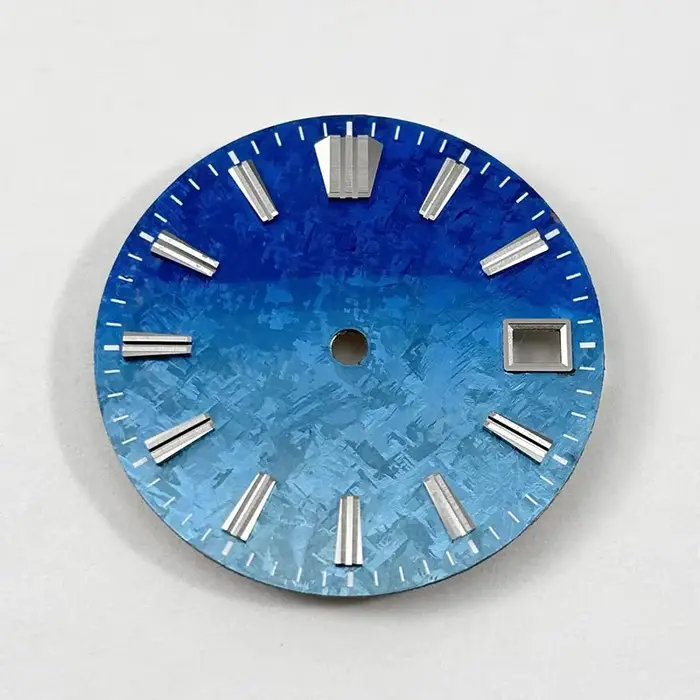 Cadran de montre en titane cristal de glace de 28