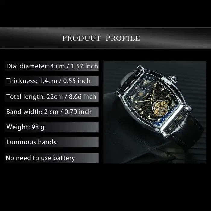 Montres automatiques mécaniques squelette glacées AOKULASIC Tourbillon pour hommes